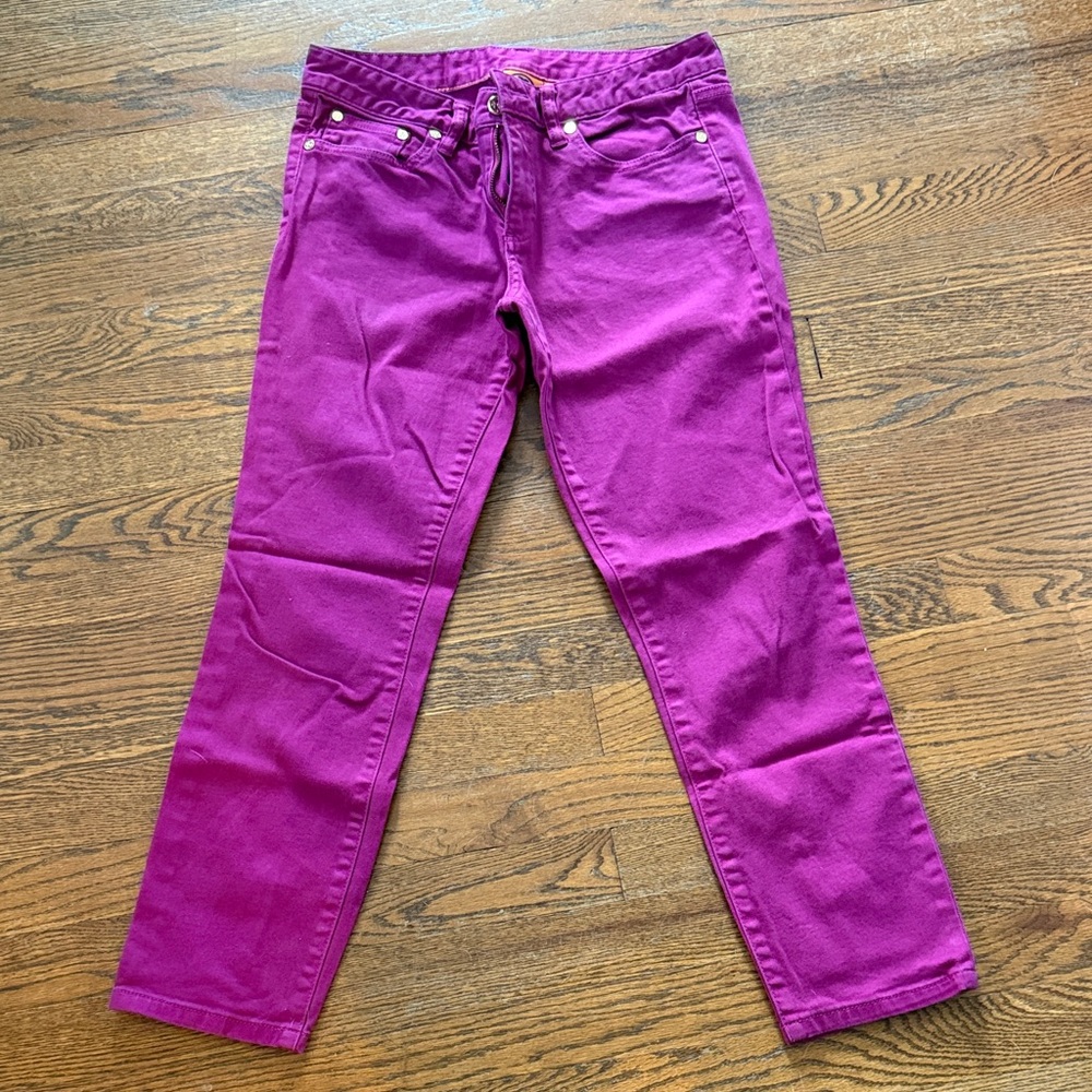 Vibrant Magenta Tory Burch Women's Jeans